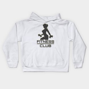 Fitness Emblem Kids Hoodie